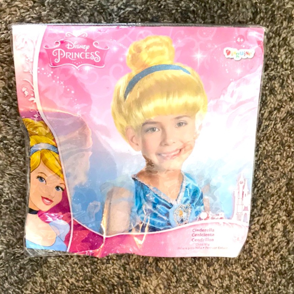 🎃👠Disney Princess Cinderella Wig🪄